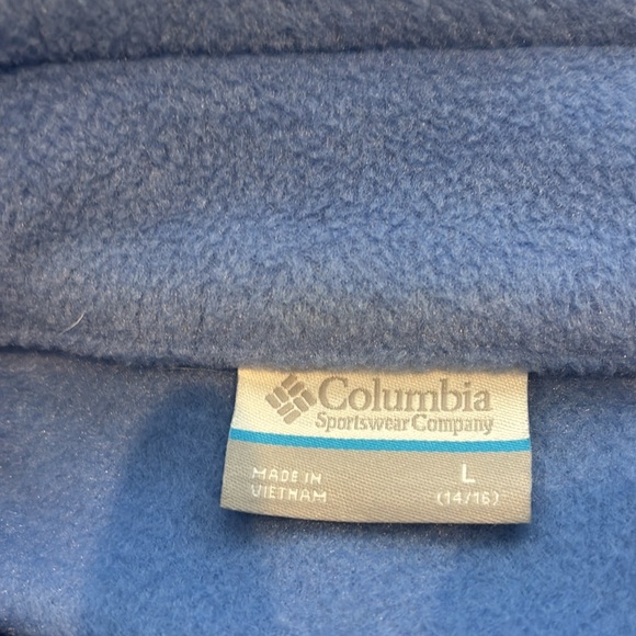 Columbia Girls Fleece Zip Up Jacket - Picture 4 of 7